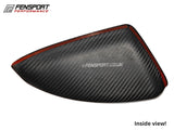 Carbon Fibre Wing Mirror Covers - GR86 - inside view