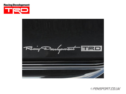 TRD Sticker - Small - Silver 38 x 314mm