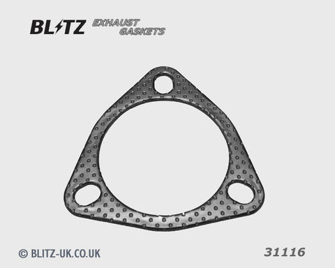 Exhaust Gasket - 31116 - 77mm Bore - 3 bolt fixing, 88mm pcd