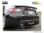 HKS Exhaust System - High Power Spec L II - Carbon or Titanium Tips - GT86 & BRZ