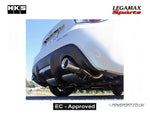HKS Legamax Sports - Exhaust System on car - GT86 & BRZ