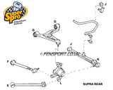 SuperPro - Rear Trailing Arm - Rear Bush Kit - Supra JZA80 - SPF3031K