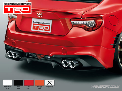 TRD Rear Bumper Spoiler - Version 2 - GT86