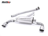 Milltek Sports Exhaust System - 2nd Cat Back - Non Resonated - GT86 & BRZ