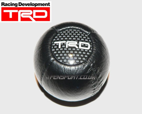 TRD Gearknob - Round Shape - Leather Look