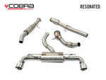 Cobra Exhaust System - Turbo Back - With Sports Cat - GR Yaris