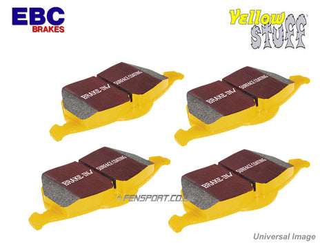 Brake Pads - Rear - EBC Yellowstuff - Supra JZA80 Single Piston, Soarer & Aristo