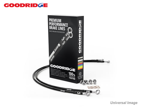 Goodridge Brake Hose Kit - Stainless Steel - Yaris 1.0, 1.3, 1.4 D4D 1999 >2003