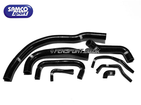 Black Samco Coolant Hose Set for MR2 Mk2 Turbo Rev 1 & 2 